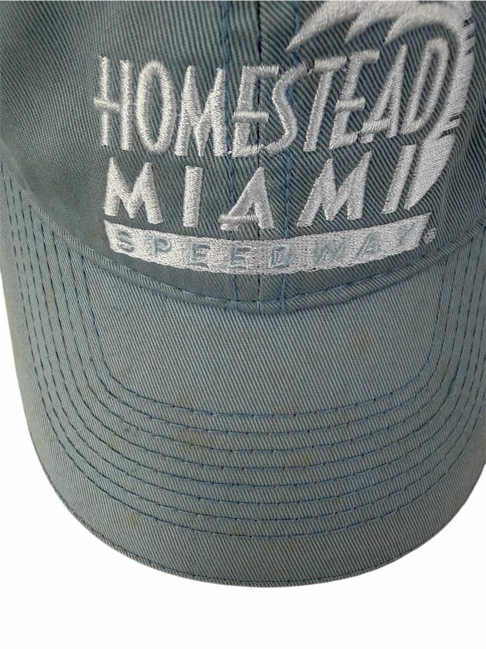 Light Blue Baseball Capsule Homestead Miami Speedway